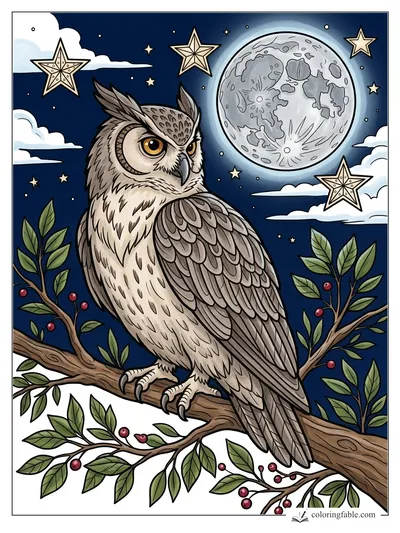 Colored example of this coloring page