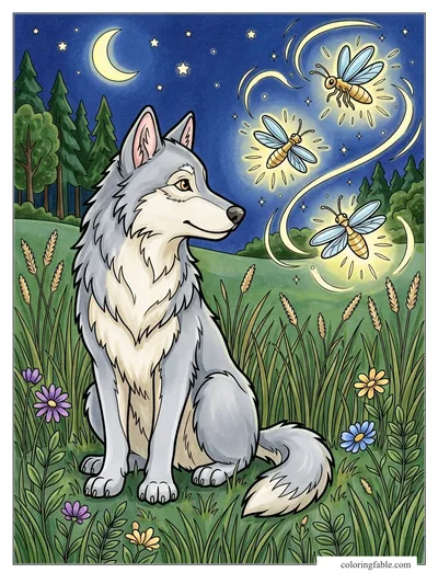 Colored example of this coloring page