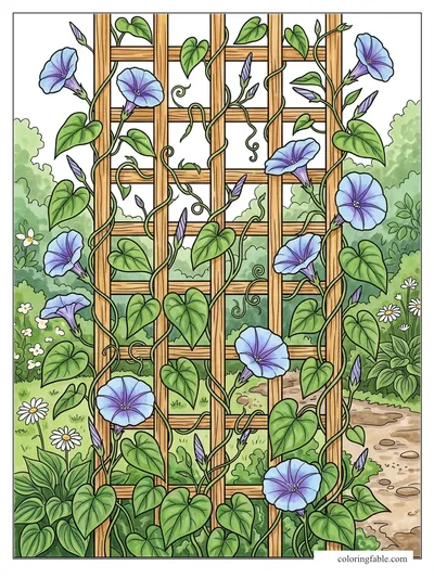 Colored example of this coloring page