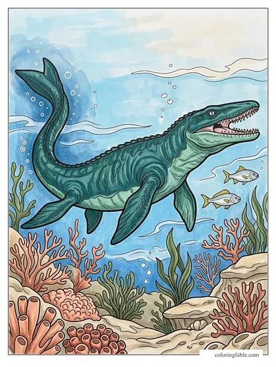 Colored example of this coloring page