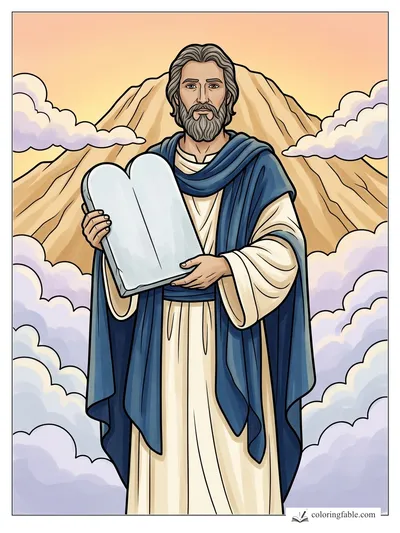 Colored example of this coloring page