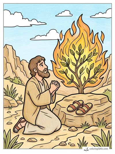 Colored example of this coloring page