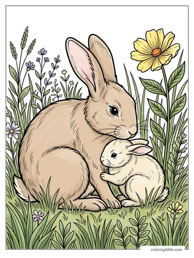 Colored example of this coloring page