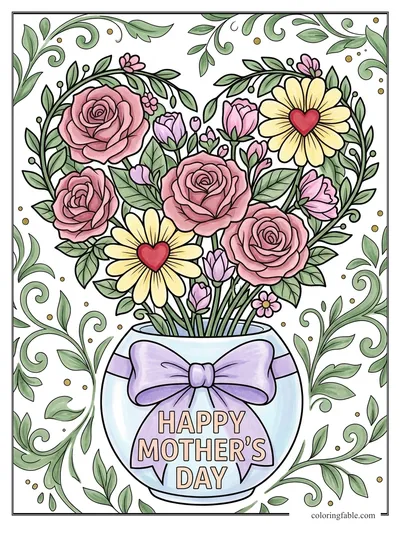 Colored example of this coloring page
