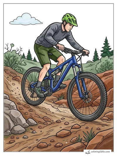 Colored example of this coloring page