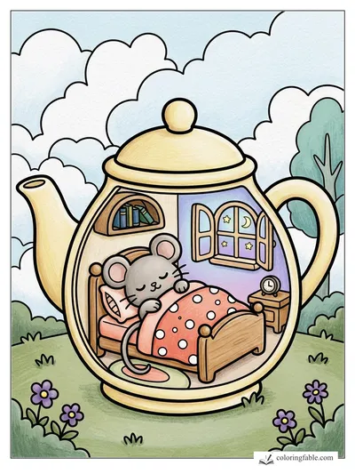 Colored example of this coloring page