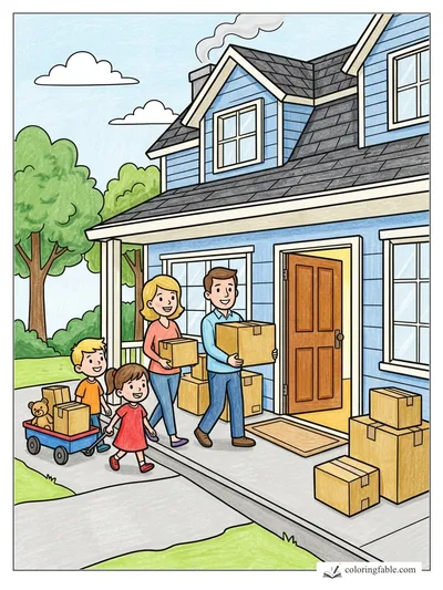 Colored example of this coloring page