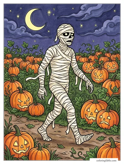 Colored example of this coloring page
