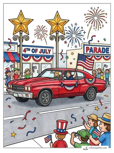Colored example of this coloring page