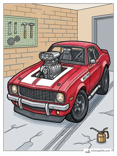 Colored example of this coloring page