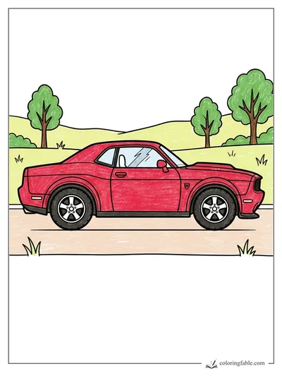 Colored example of this coloring page