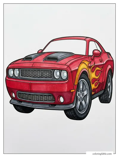 Colored example of this coloring page