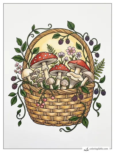 Colored example of this coloring page