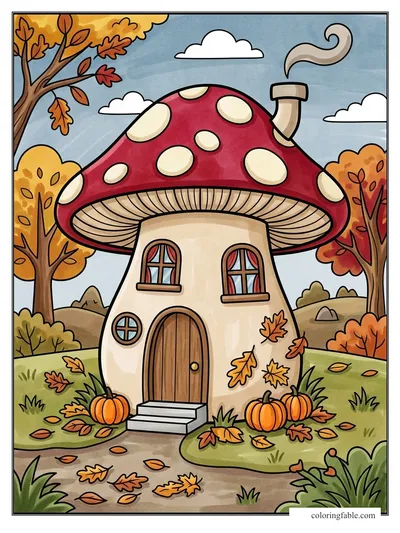 Colored example of this coloring page