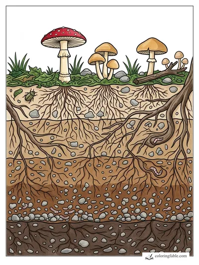 Colored example of this coloring page