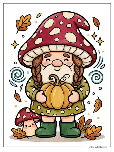 Colored example of this coloring page