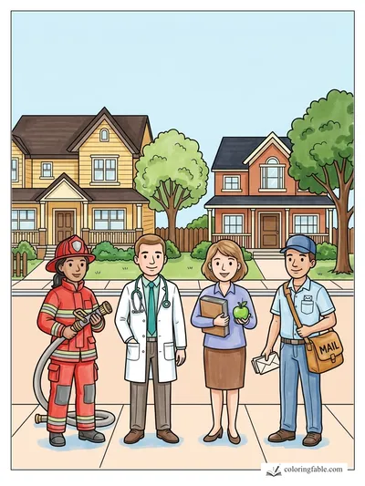 Colored example of this coloring page