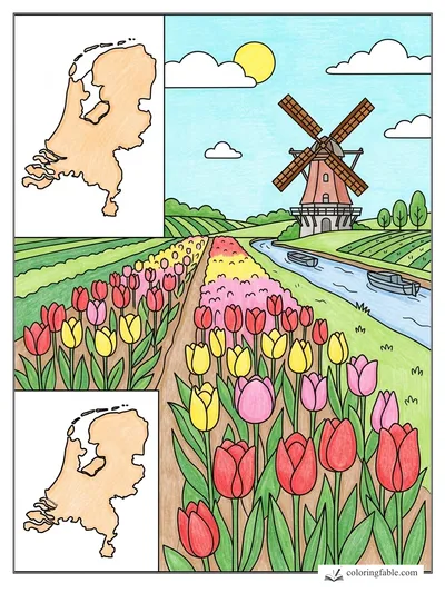 Colored example of this coloring page