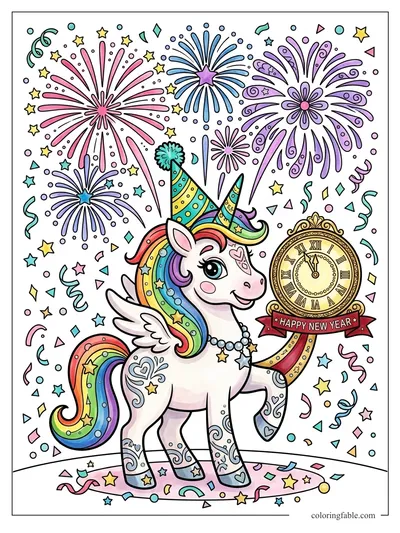Colored example of this coloring page
