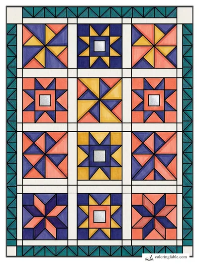 Colored example of this coloring page