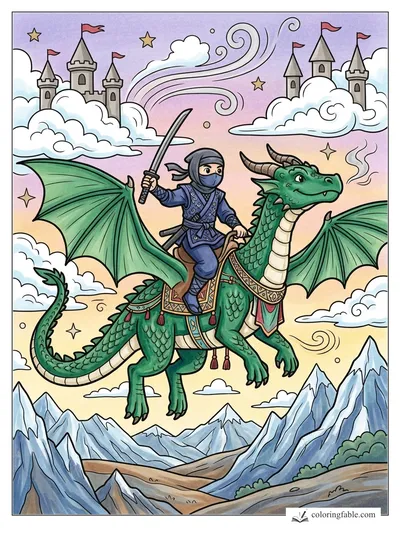 Colored example of this coloring page