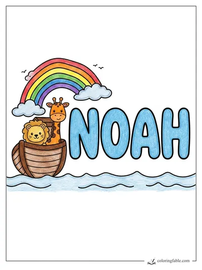 Colored example of this coloring page