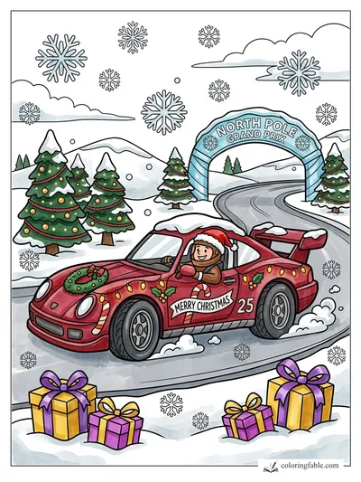 Colored example of this coloring page