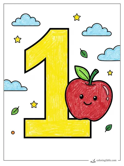 Colored example of this coloring page