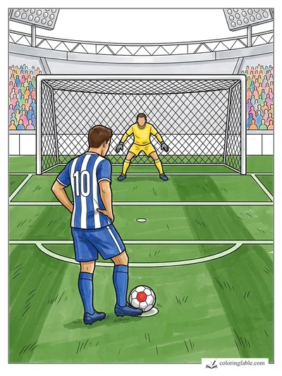 Colored example of this coloring page