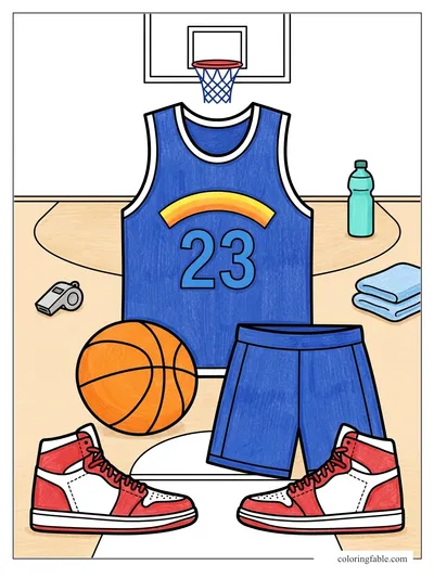 Colored example of this coloring page