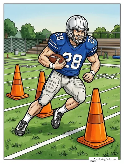 Colored example of this coloring page
