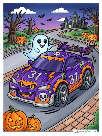 Colored example of this coloring page