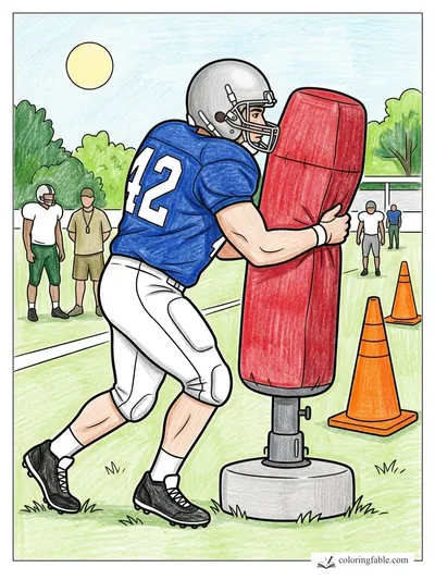 Colored example of this coloring page
