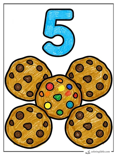Colored example of this coloring page