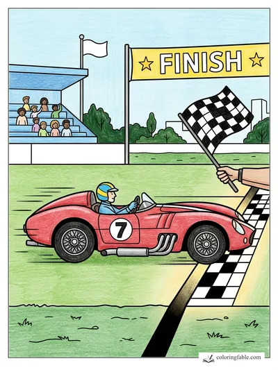 Colored example of this coloring page