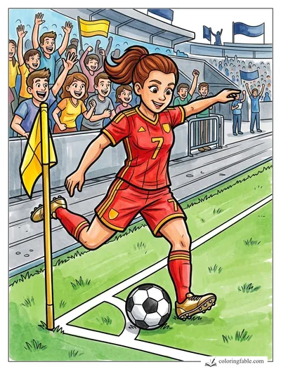 Colored example of this coloring page