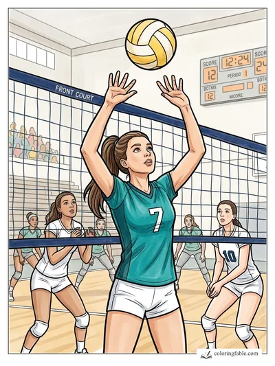 Colored example of this coloring page