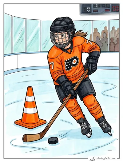 Colored example of this coloring page