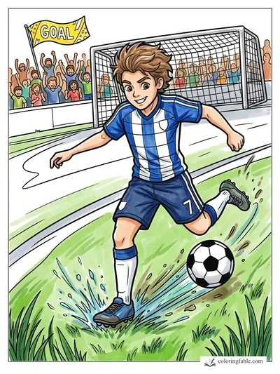 Colored example of this coloring page