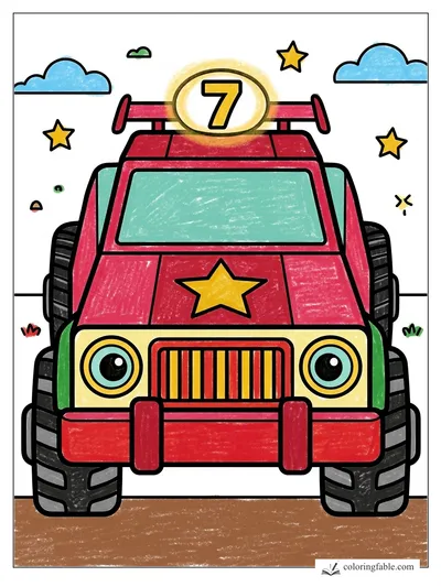 Colored example of this coloring page
