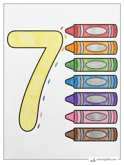 Colored example of this coloring page