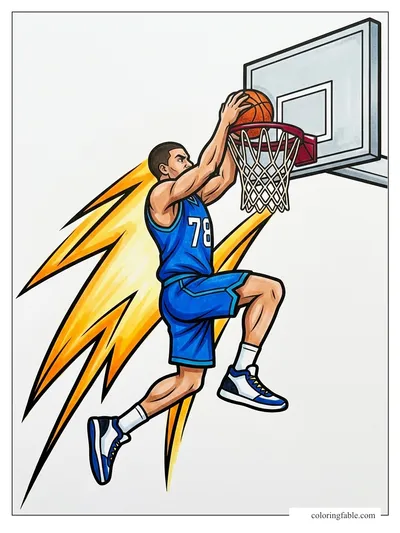 Colored example of this coloring page