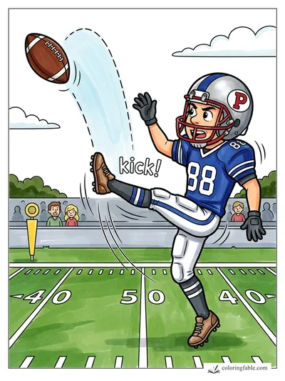 Colored example of this coloring page