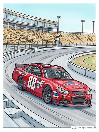 Colored example of this coloring page