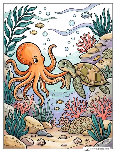 Colored example of this coloring page