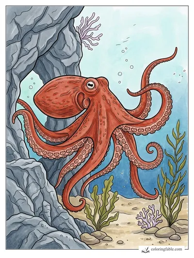 Colored example of this coloring page