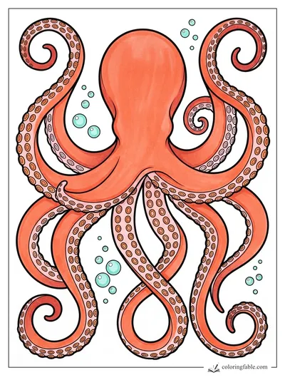 Colored example of this coloring page