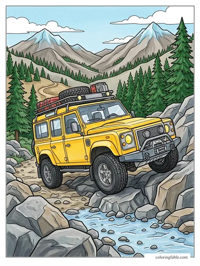 Colored example of this coloring page