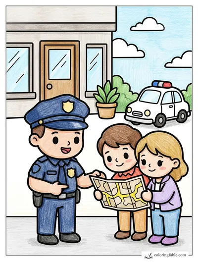 Colored example of this coloring page