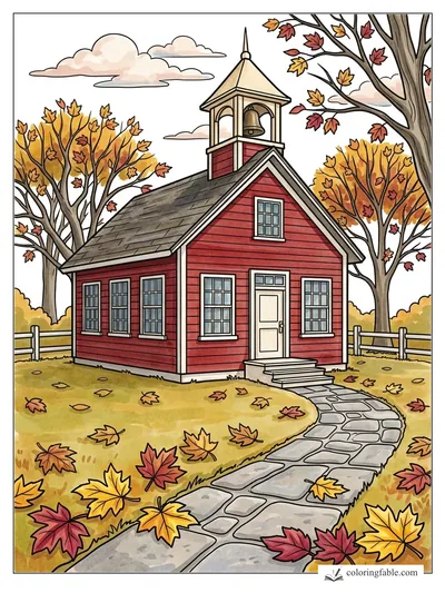 Colored example of this coloring page